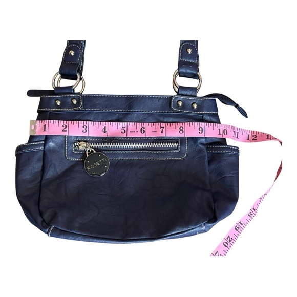 Rosetti Shoulder Purse- Navy Blue W/Buckles. Used but BEAUTIFUL! - Picture 10 of 11